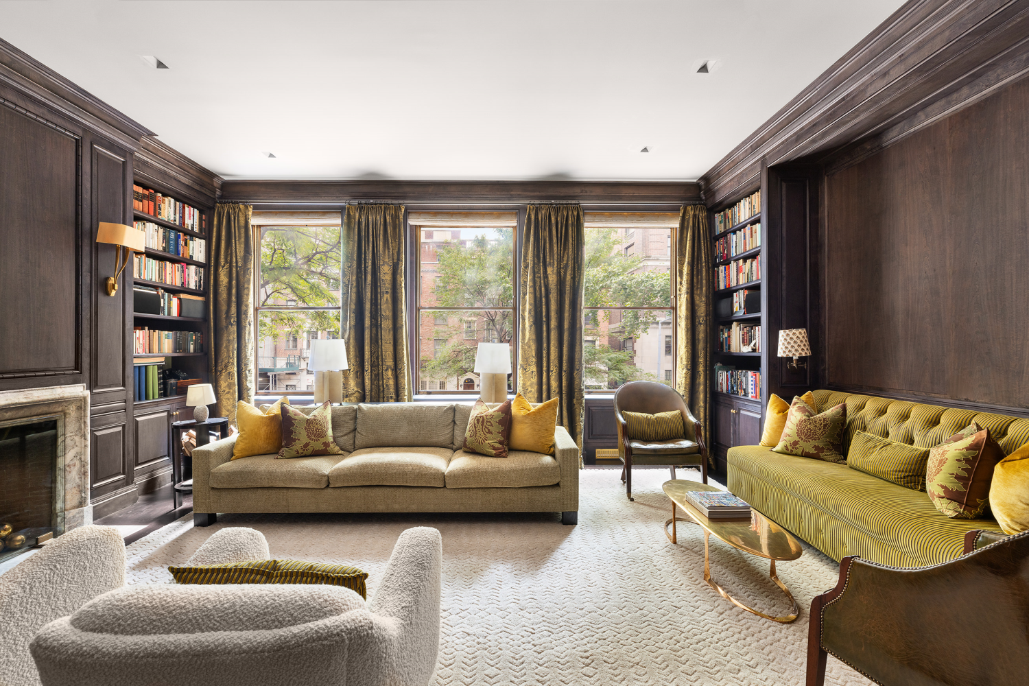 740 Park Avenue, Unit 2/3D Manhattan, NY 10021 - Photo 1 of 23 a living room with furniture and a large window