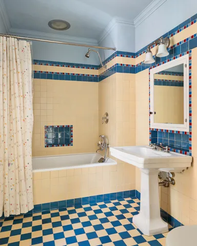 a view of a building with a street