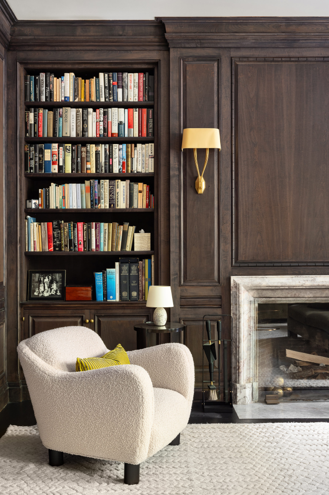 740 Park Avenue, Unit 2/3D Manhattan, NY 10021 - Photo 2 of 24 a living room with furniture and a fireplace