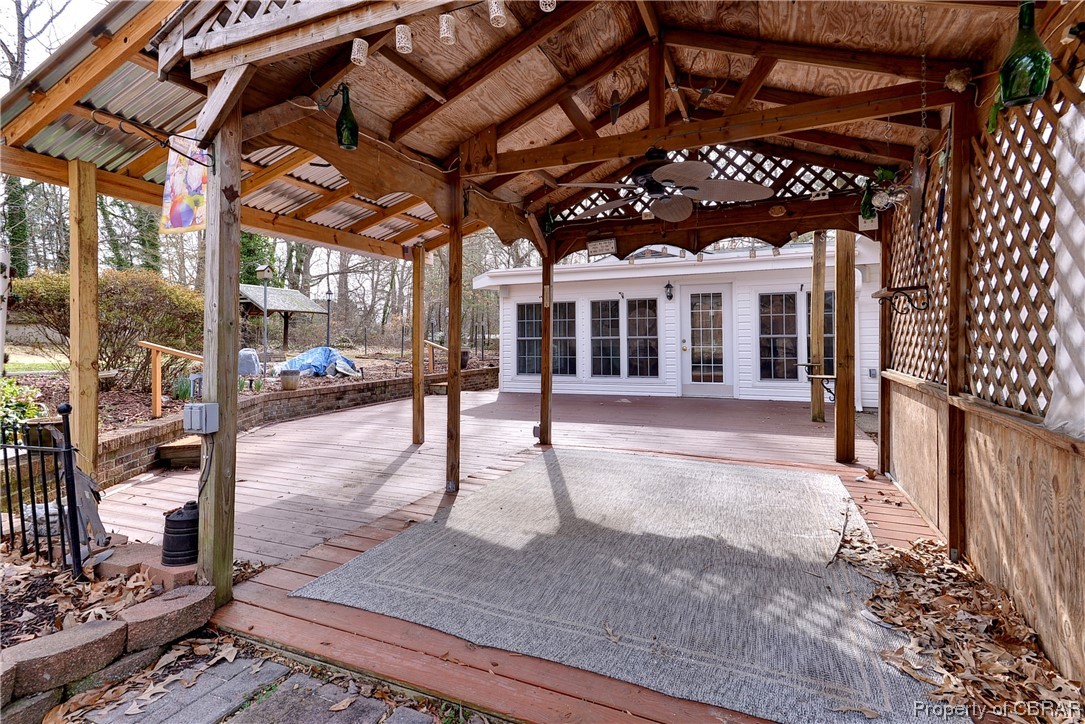 3159 Old Stage Road Toano, VA 23168 - Photo 38 of 44 A second gazebo off of deck