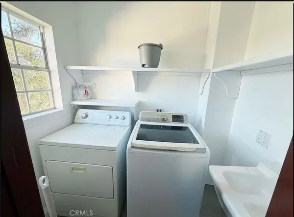 a room with storage and utility