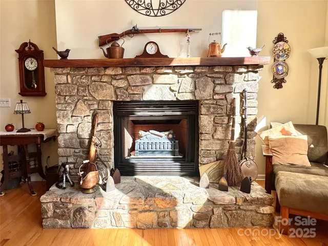 a view of a patio with a table and chairs