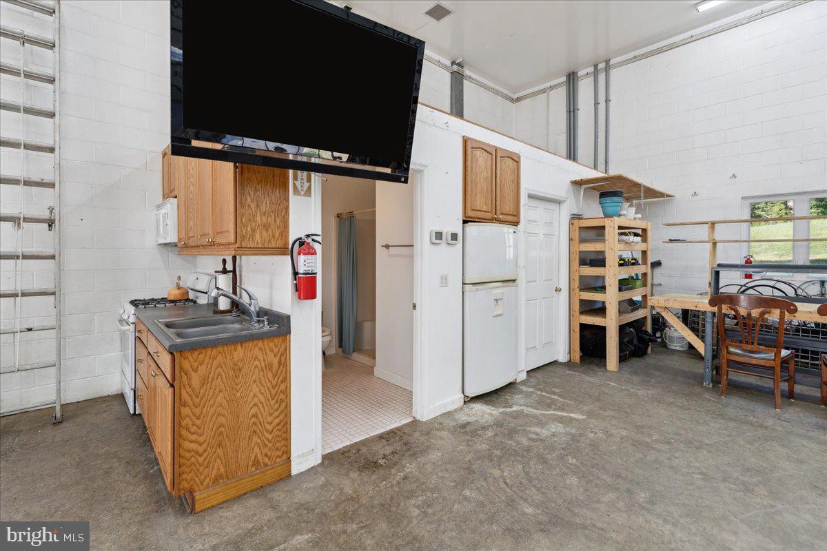 1555 Ben Doane Road Indian Head, MD 20640 - Photo 51 of 62 Kitchen in garage with full bathroom