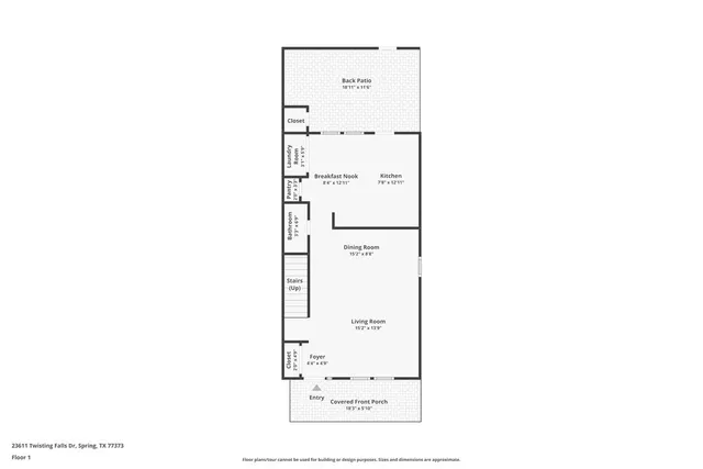 $1,550 | 23611 Twisting Falls Drive, Spring, TX 77373