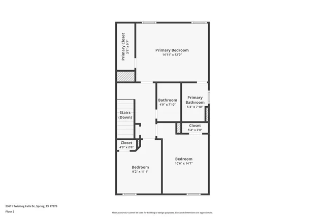 $1,550 | 23611 Twisting Falls Drive, Spring, TX 77373