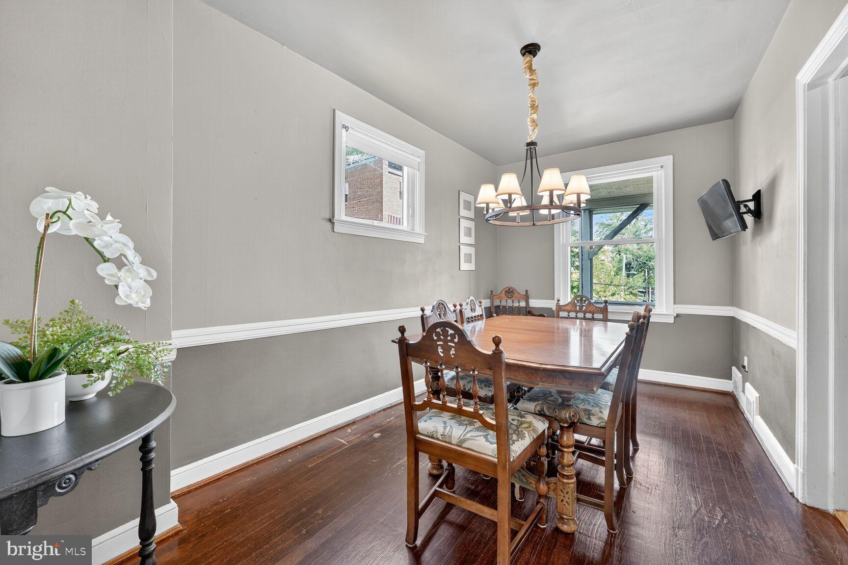 3910 R Street Southeast Washington, DC 20020 - Photo 6 of 24 Elegant dining space with natural light.