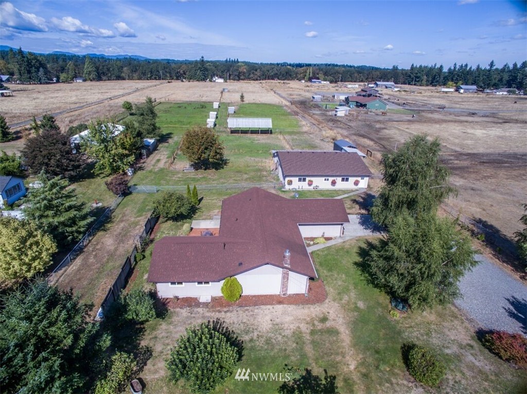 4538 180th Way Southwest Rochester, WA 98579 - Photo 21 of 25 an aerial view of a houses with outdoor space