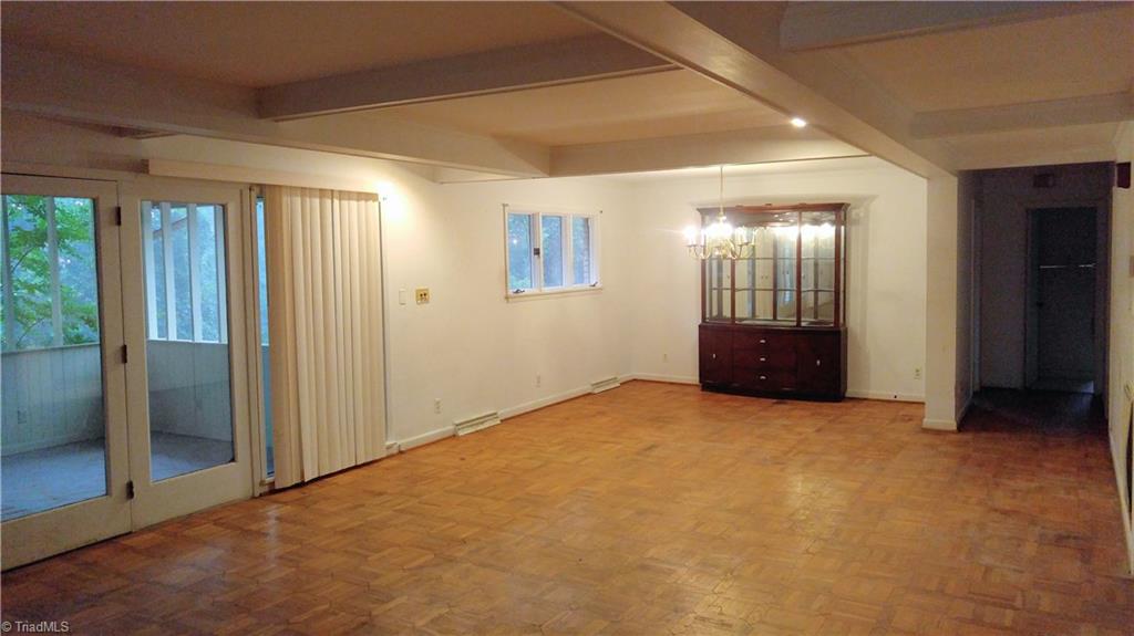 Dining room and living room