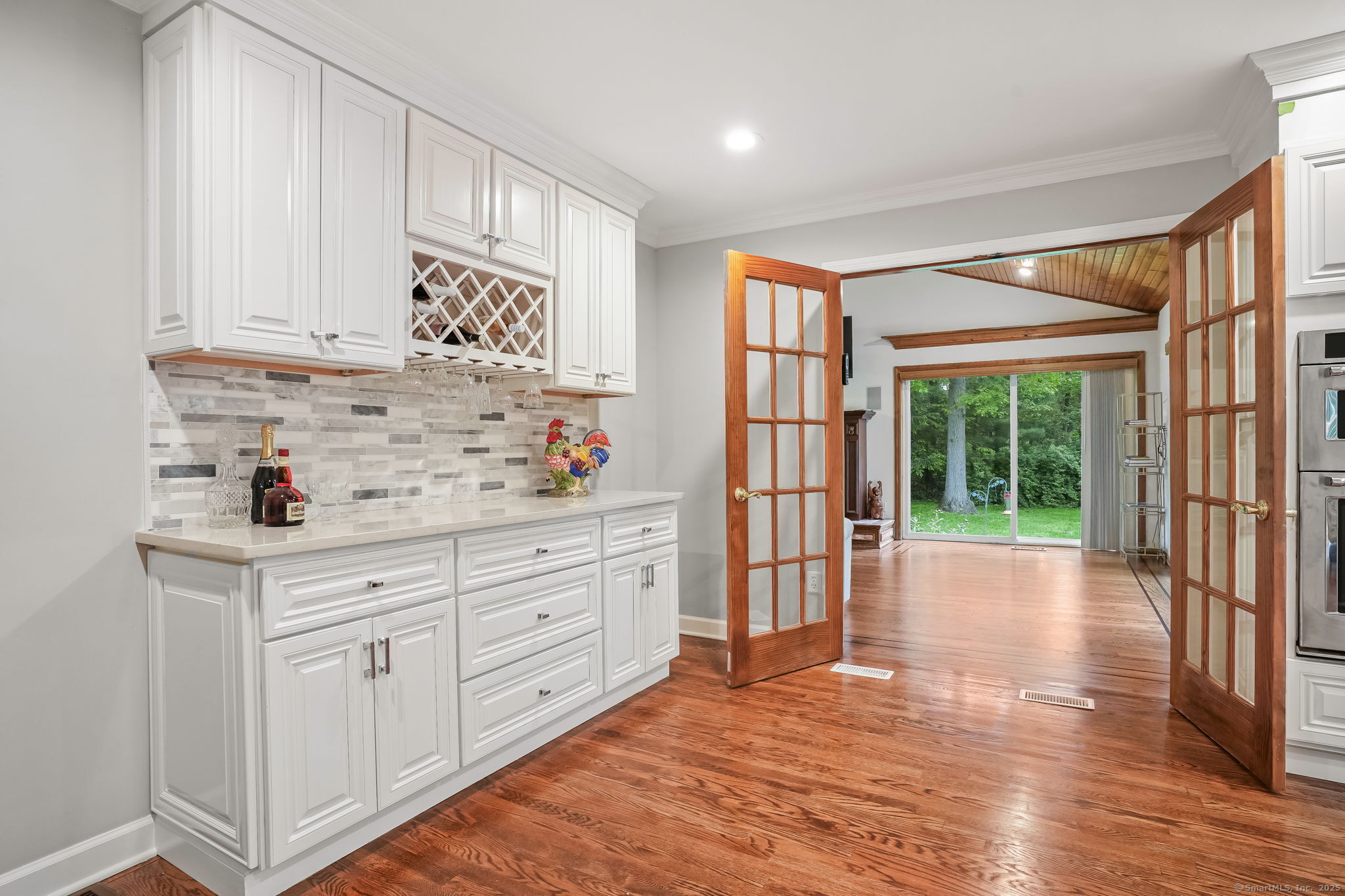 22 Fox Run Wilton, CT 06897 - Photo 22 of 40 a view of cabinets a wooden floor and windows