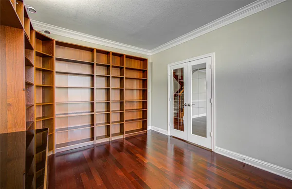 a view of wooden floor in a room