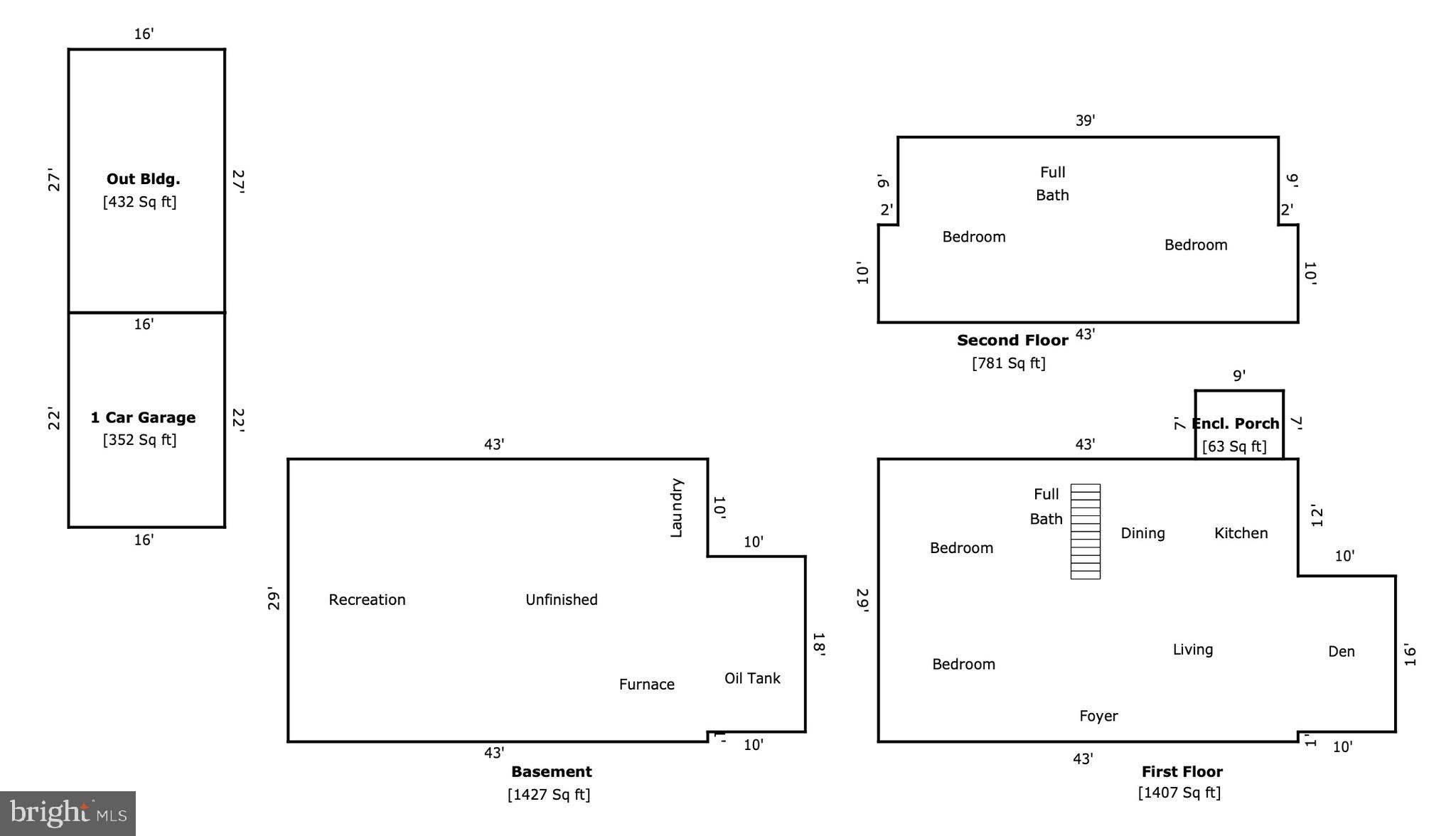 7023 Ridge Road Frederick, MD 21702 - Photo 65 of 65 Rough Floorplans