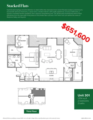 $651,600 | 2002 Gildridge Drive, Unit 301, Nashville, TN 37221