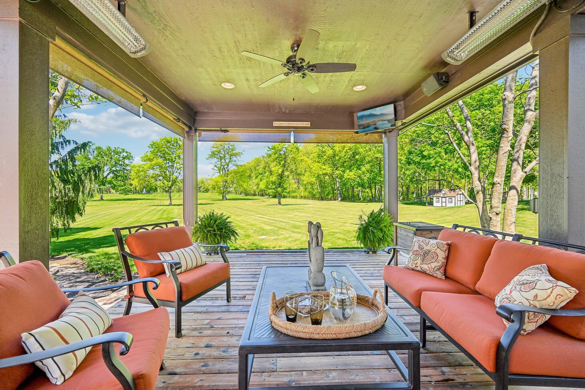 8310 Dublin Road Delaware, OH 43015 - Photo 39 of 62 Covered Deck