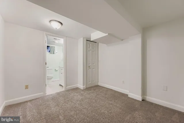 a view of an empty room