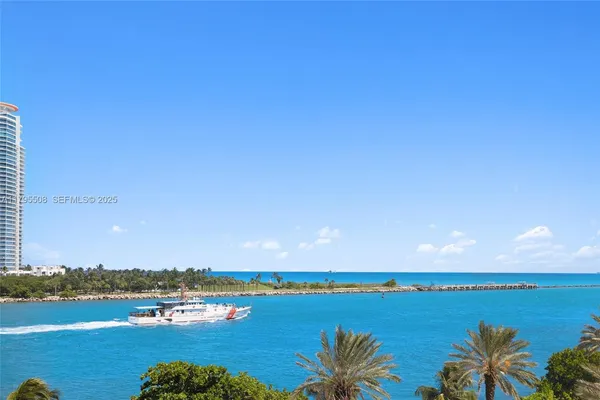 a view of a city with ocean view