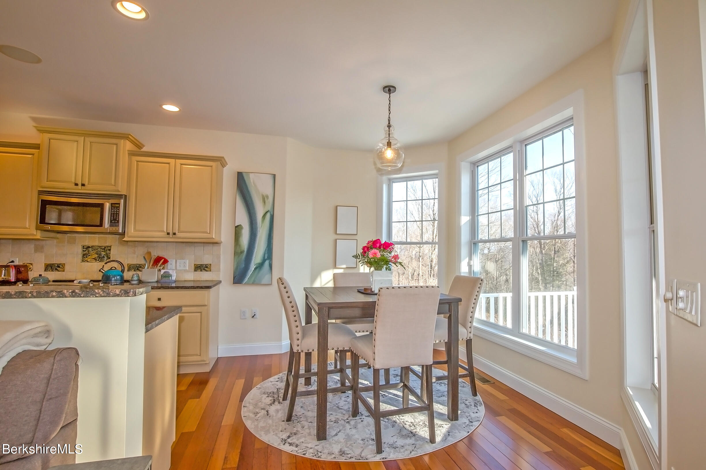 77 Alpine Trail Pittsfield, MA 01201 - Photo 9 of 58 a view of a dining room with furniture window and outside view