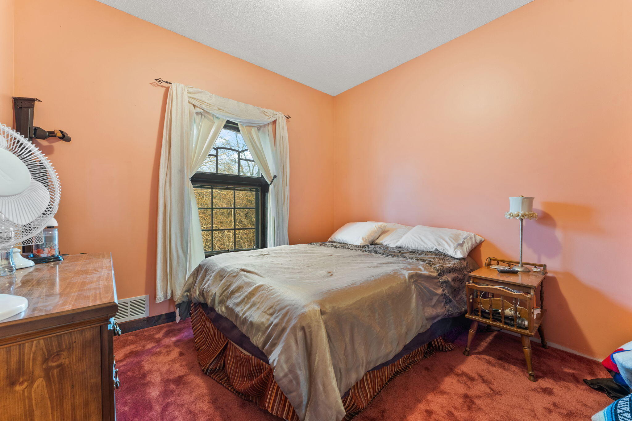 3115 West 800th Street North Rensselaer, IN 47978 - Photo 28 of 36 a bedroom with a bed and a window
