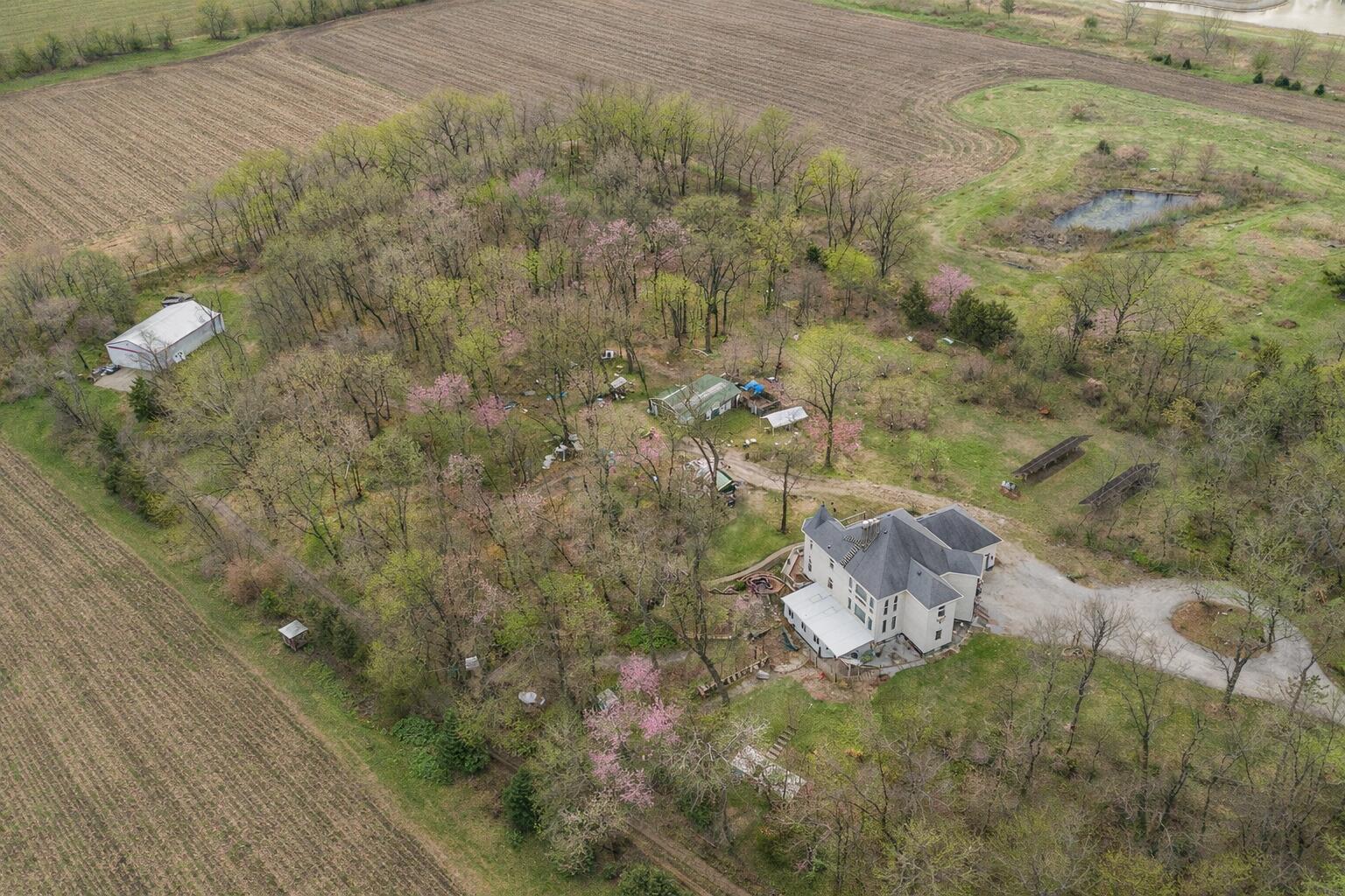 3115 West 800th Street North Rensselaer, IN 47978 - Photo 34 of 36 a aerial view of a house with a yard