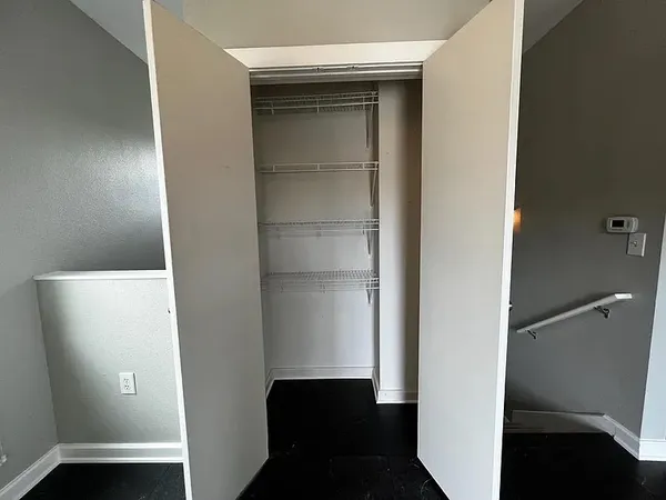 a view of closet area