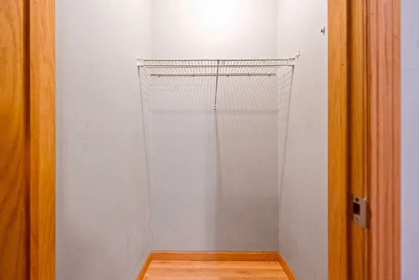 a view of a hallway with elevator