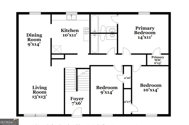 $1,885 | 5869 Bobbin Lane, Lithonia, GA 30058