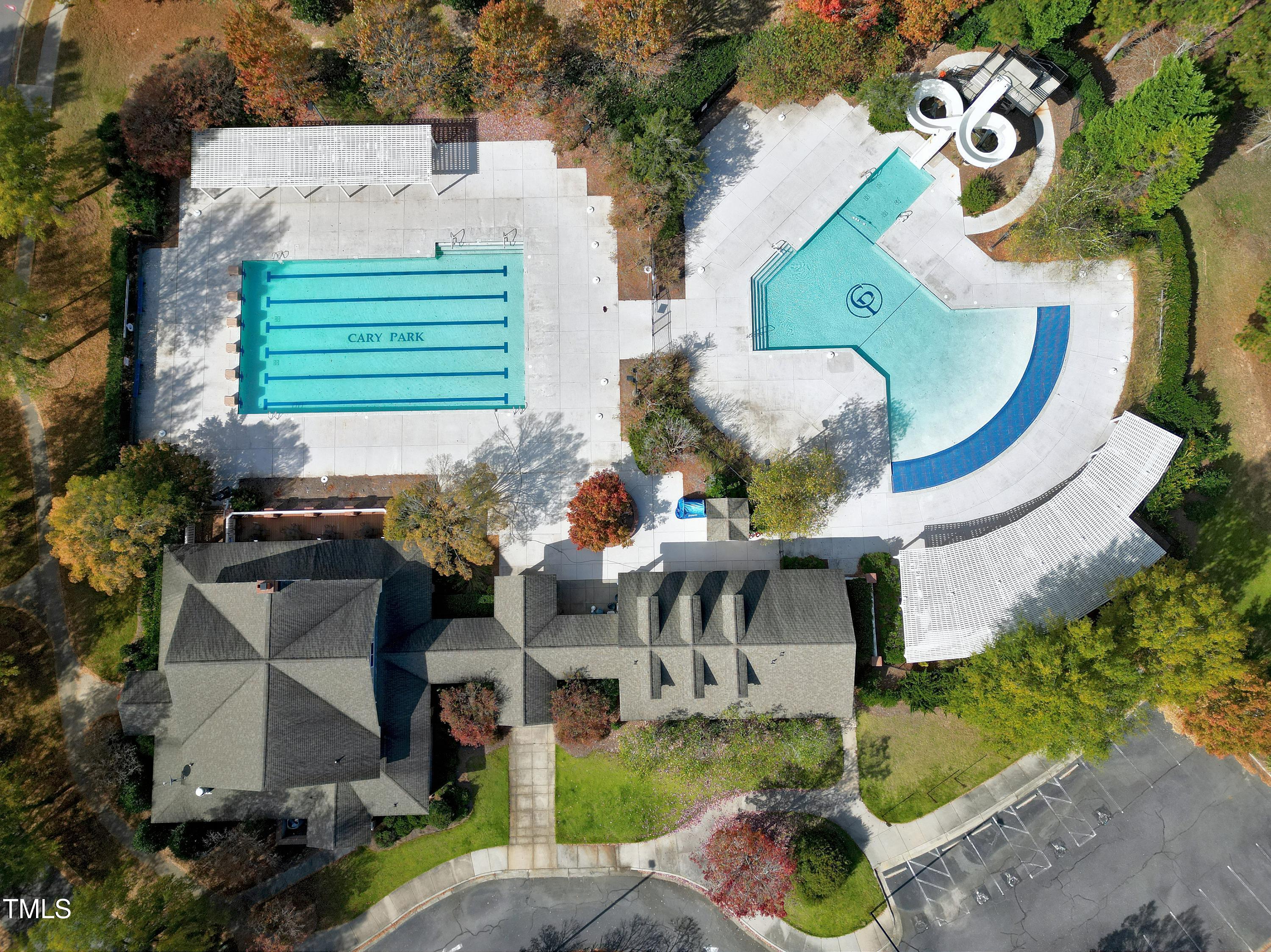 303 Bridgegate Drive Cary, NC 27519 - Photo 18 of 25 an aerial view of a house with outdoor space