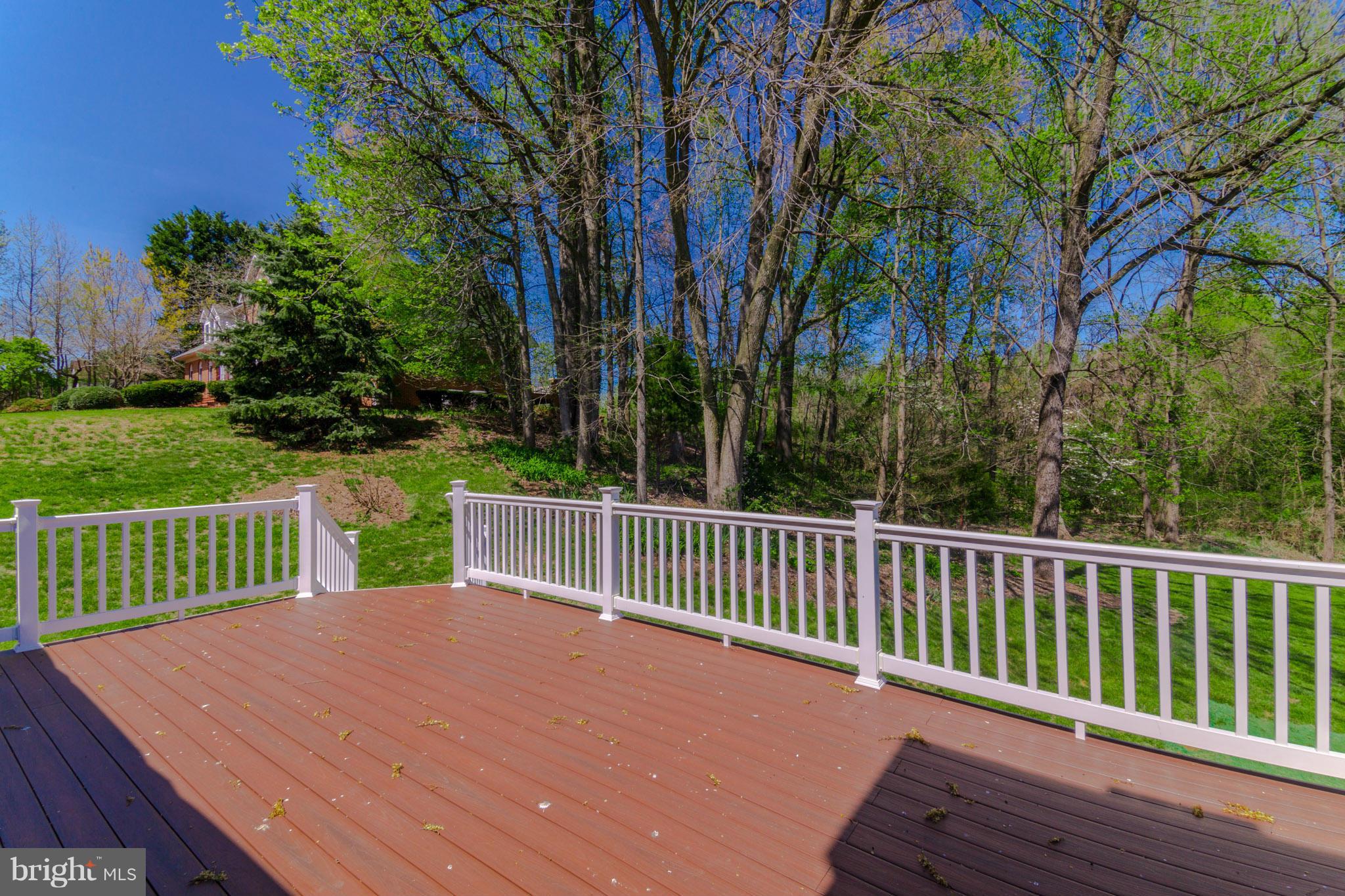 3055 Hickory Ridge Road Dunkirk, MD 20754 - Photo 27 of 29 a view of a wooden deck and a yard