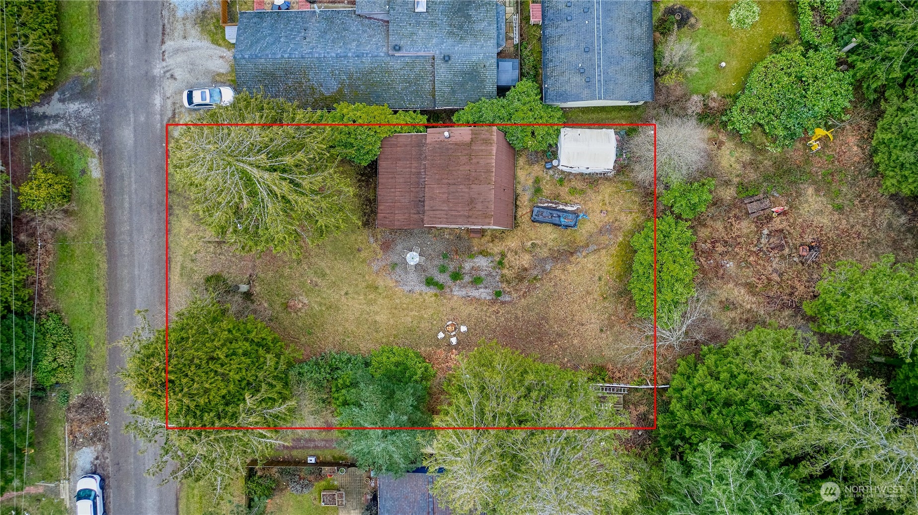 1979 Wellington Road Point Roberts, WA 98281 - Photo 5 of 23 an aerial view of a house with a yard