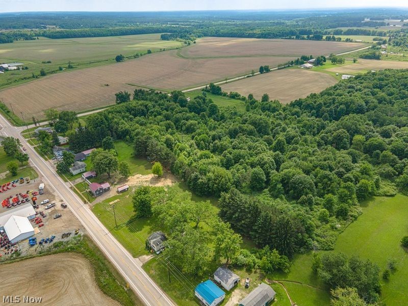 0 Bushnell Road Conneaut, OH 44030 - Photo 5 of 24 Drone / aerial view featuring a rural view