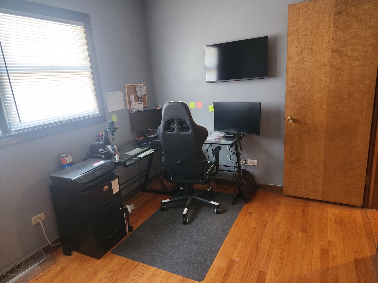 Undisclosed Address Lansing, IL 60438 - Photo 16 of 16 a view of workspace with wooden floor windows