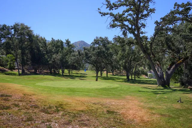 a view of a golf course