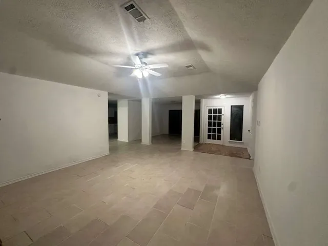 en view interior of a house with an empty space