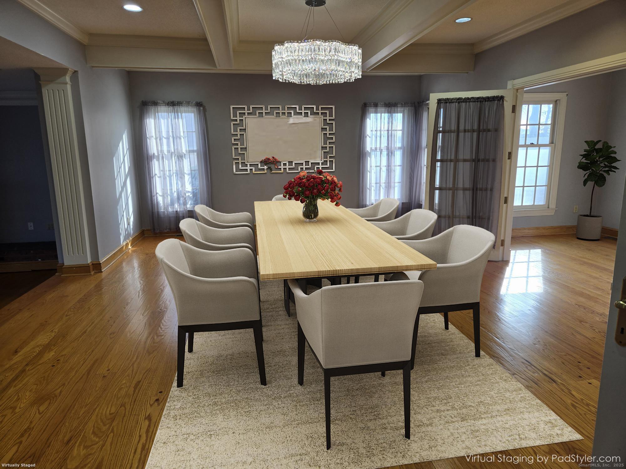 615 Ridge Road Wethersfield, CT 06109 - Photo 9 of 40 a dining room with furniture and window