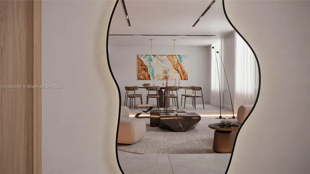 a view of a living room