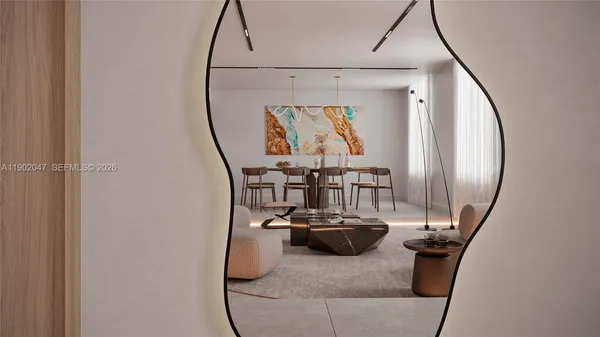 a view of a living room