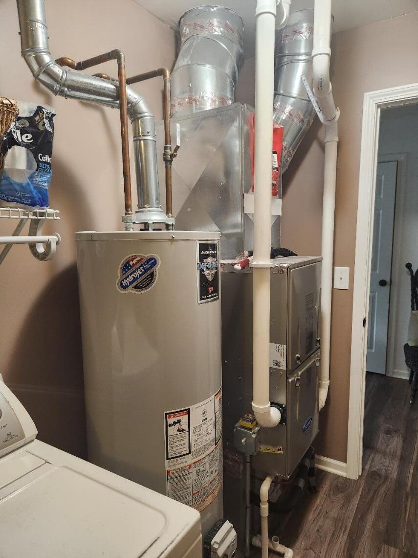 838 Daisy Circle Northeast De Motte, IN 46310 - Photo 35 of 41 a close view of water heater room