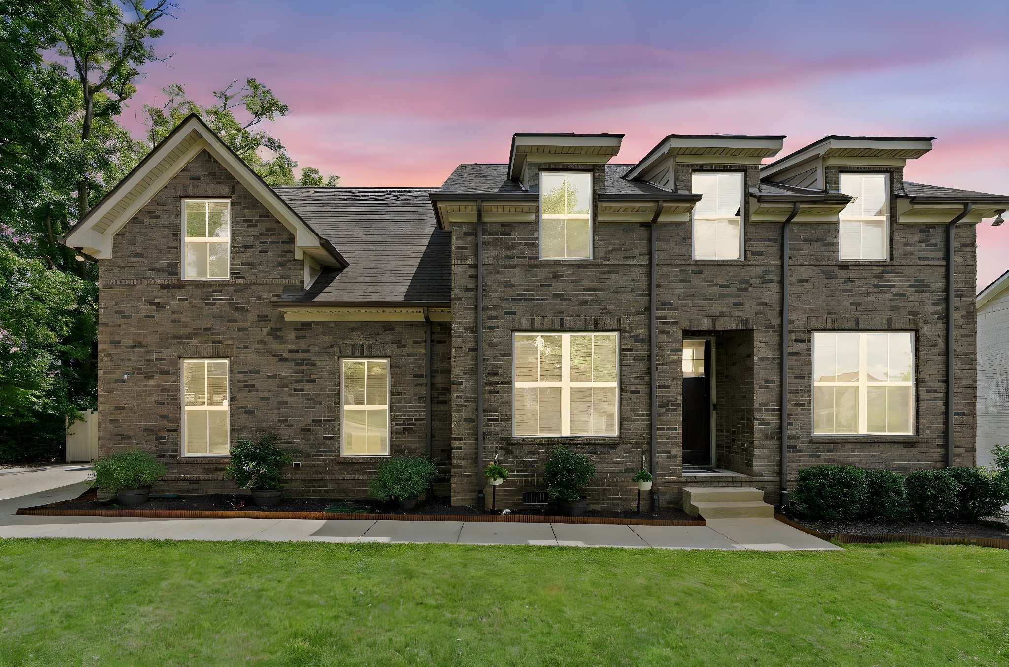 2957 Stewart Campbell Pointe Spring Hill, TN 37174 - Photo 8 of 53 front view of a house with a yard