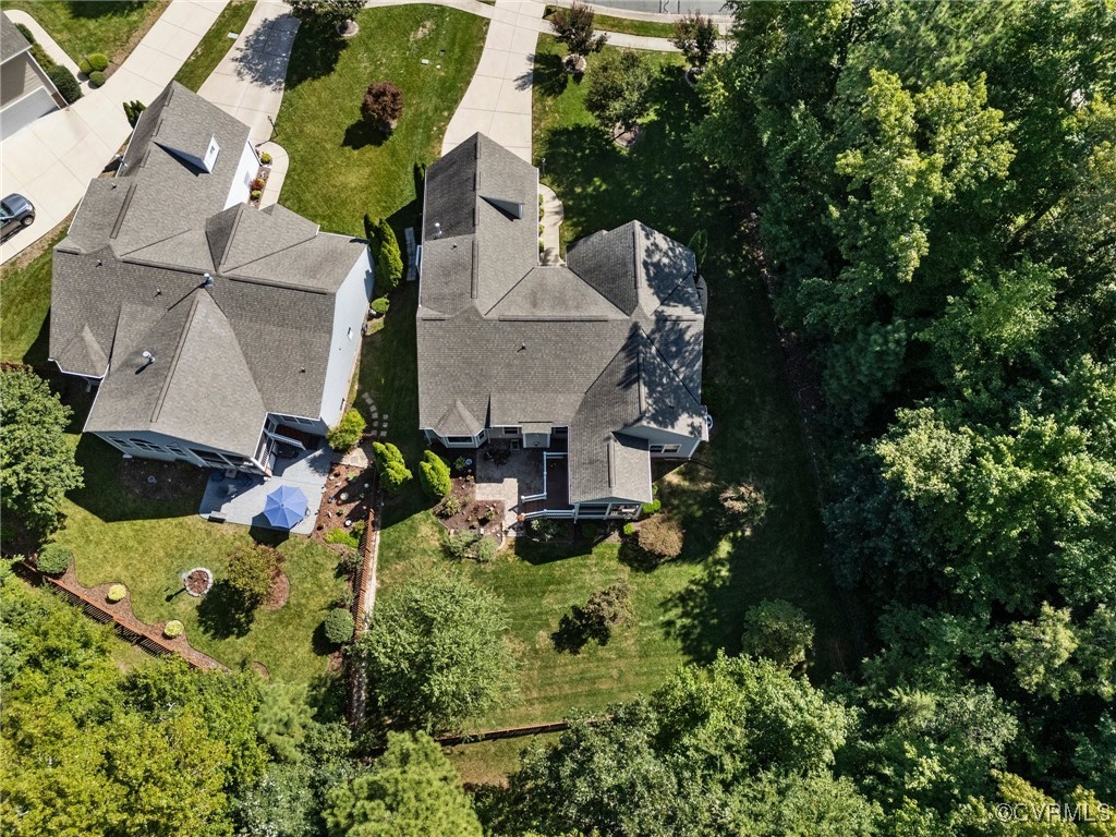 14619 Forest Row Trail Midlothian, VA 23112 - Photo 41 of 43 an aerial view of residential houses with outdoor space