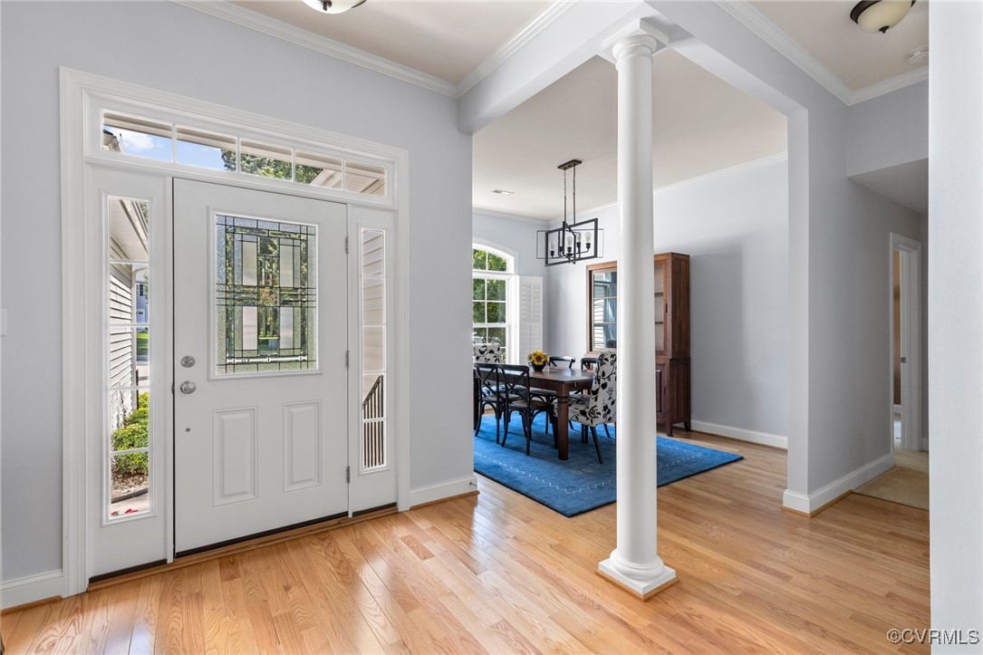 14619 Forest Row Trail Midlothian, VA 23112 - Photo 5 of 43 a view of a livingroom with furniture and hardwood floor