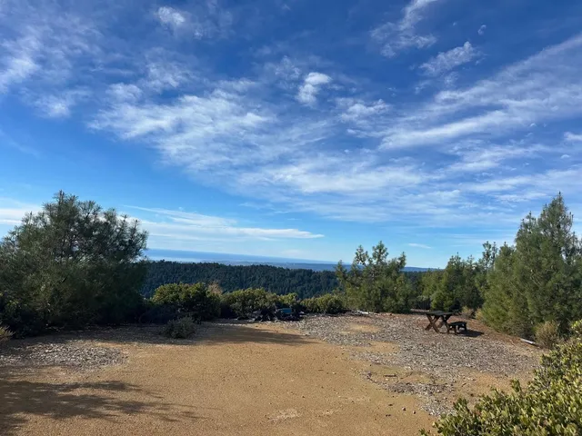 a view of a road with outside view