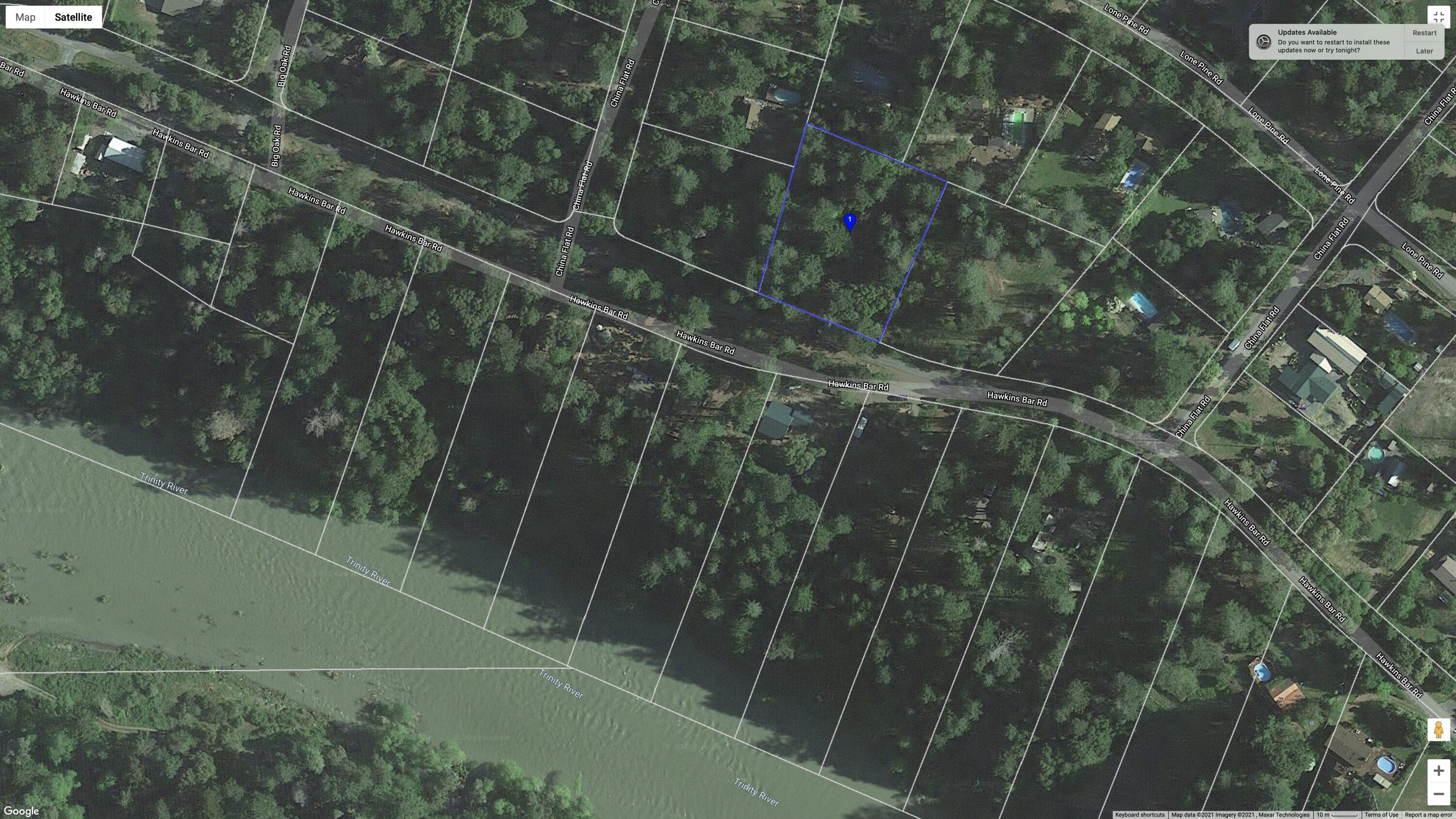 310 Hawkins Bar Road Burnt Ranch, CA 95527 - Photo 1 of 1 Satellite View