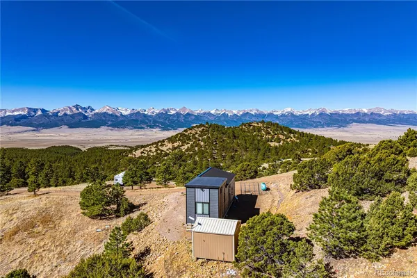a view of a city from a balcony