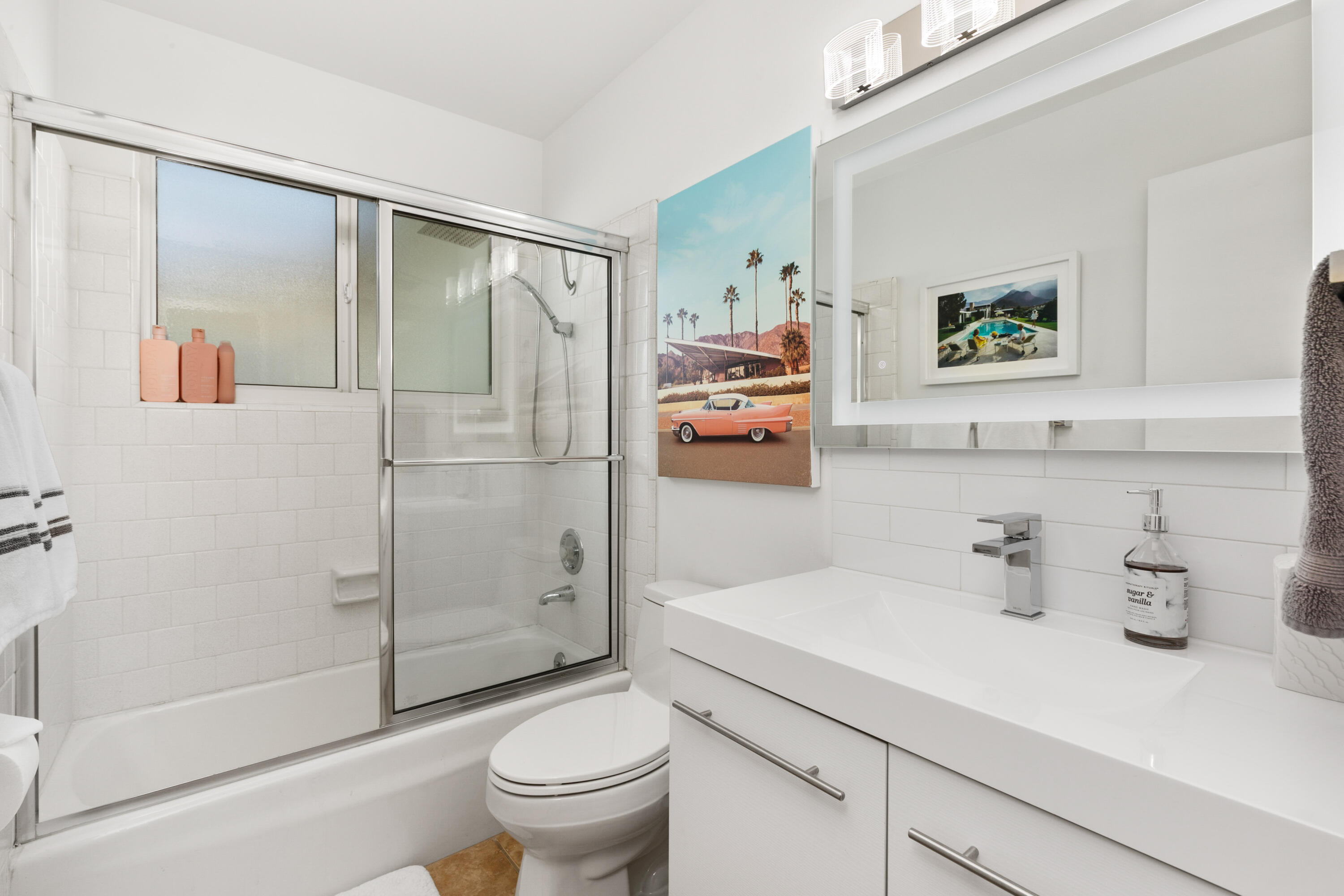 70050 Chappel Road Rancho Mirage, CA 92270 - Photo 23 of 36 a bathroom with a sink a toilet and shower