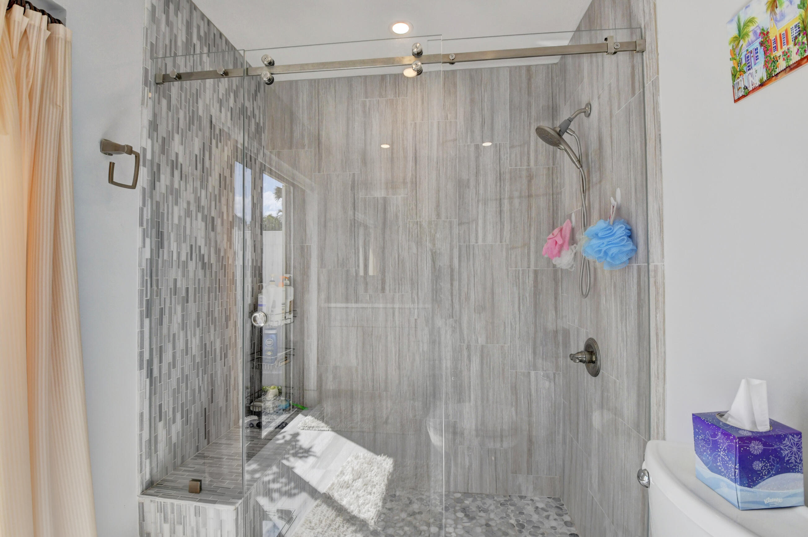 4192 Woods End Road Boca Raton, FL 33487 - Photo 36 of 63 a bathroom with a shower and a sink
