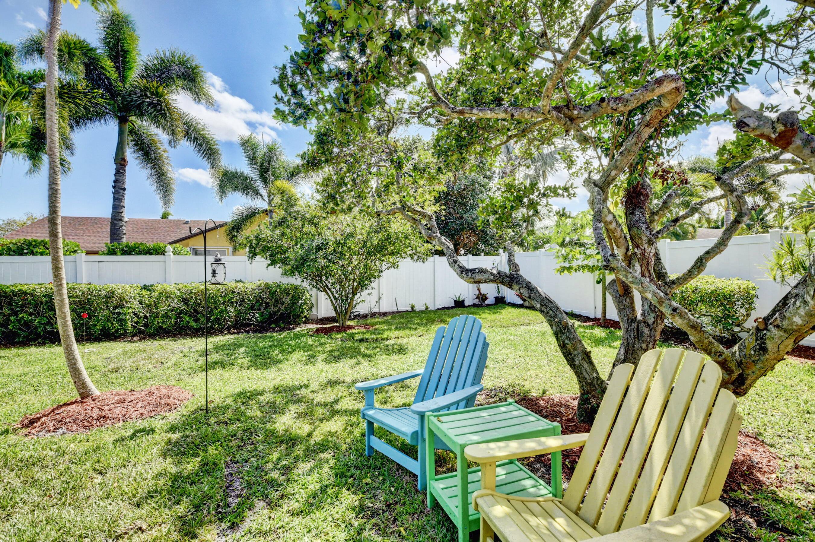 4192 Woods End Road Boca Raton, FL 33487 - Photo 49 of 63 a view of an outdoor space and a yard