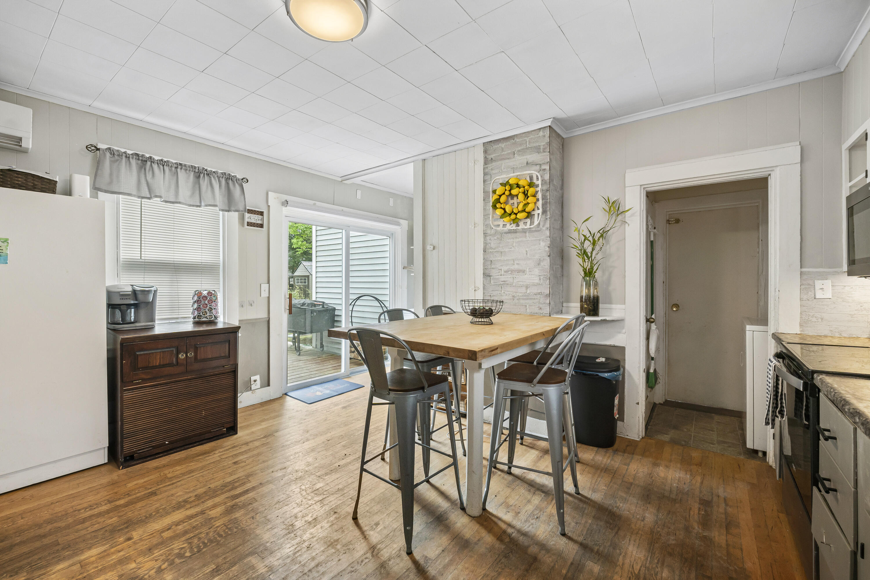 188 North Street Bath, ME 04530 - Photo 19 of 54 Kitchen with deck Unit 1