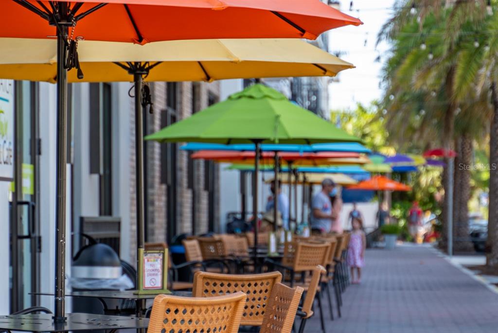 1438 Millstream Lane, Unit 203 Dunedin, FL 34698 - Photo 50 of 60 an outdoor space view with a seating space
