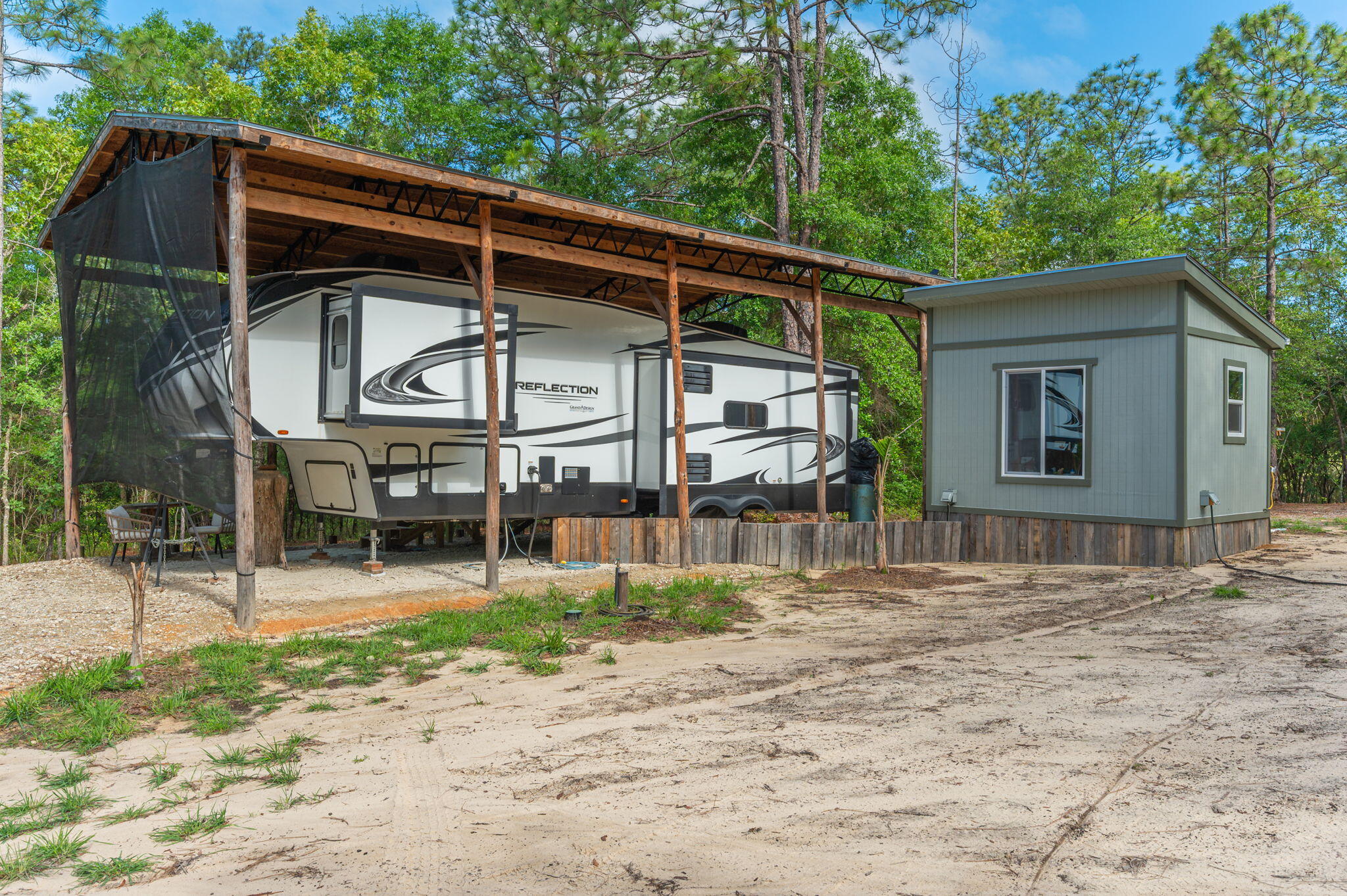 4449 Yellow Bluff Road Crestview, FL 32539 - Photo 17 of 42 a view of house with a outdoor space