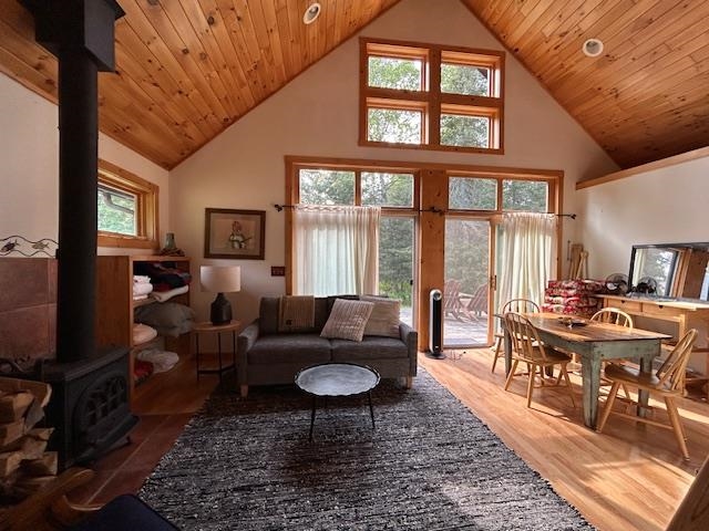 85 Caps Trail Lutsen, MN 55612 - Photo 66 of 94 Fire up the wood stove!