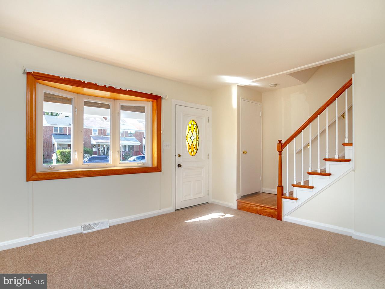 1949 Wareham Road Baltimore, MD 21222 - Photo 3 of 30 Living Room with Hardwood Floors Under New Carpet